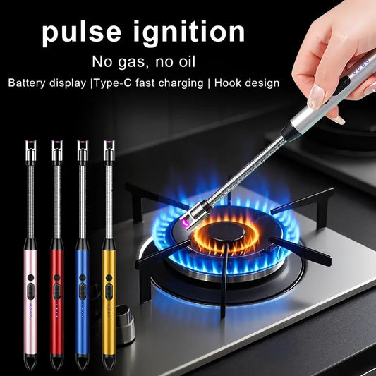 USB Rechargeable Arc Lighter - Perfect Suitable for Candles, BBQ and Camping